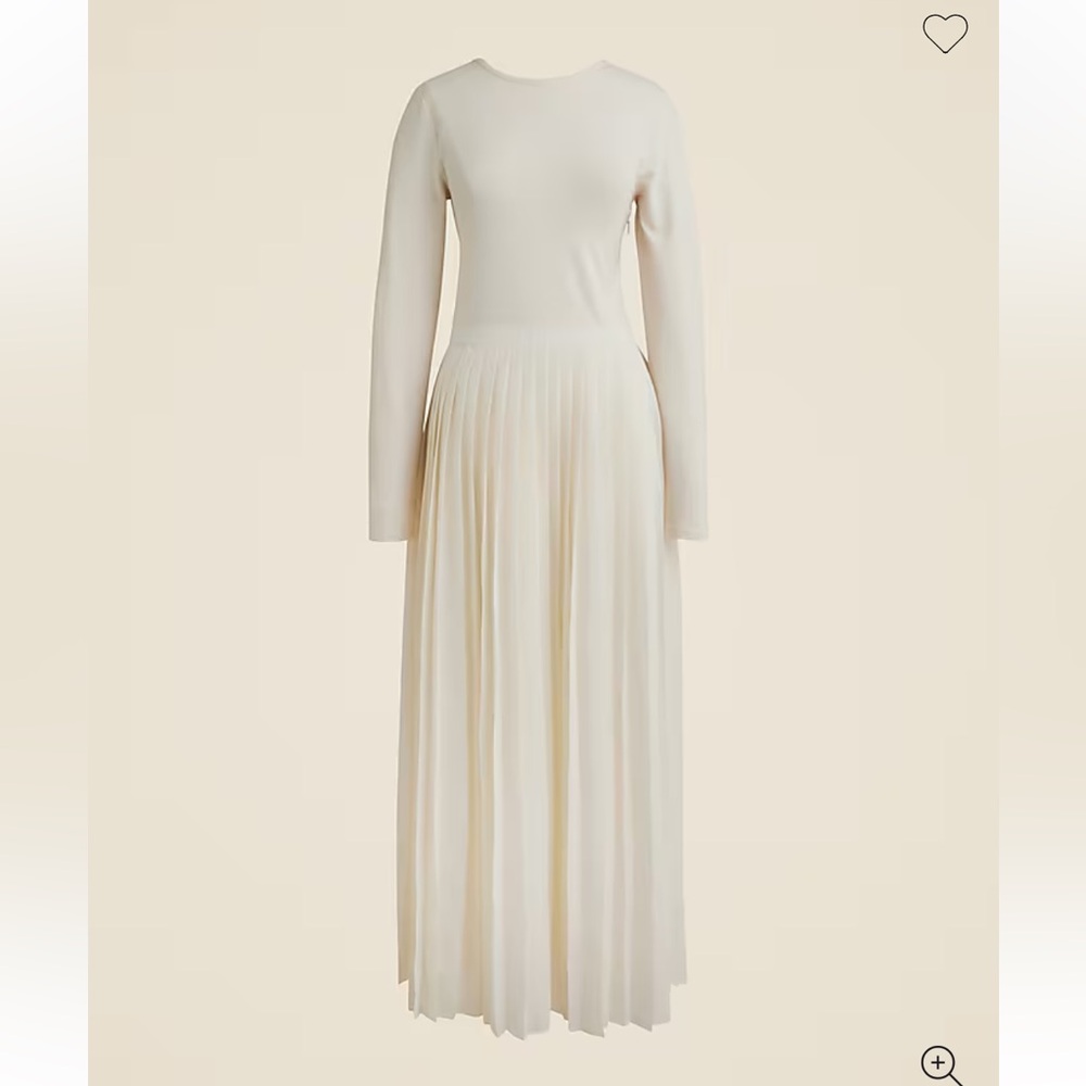 J. Crew Pleated ballet dress in stretch cotton blend maxi sz XS (fits like S-M)